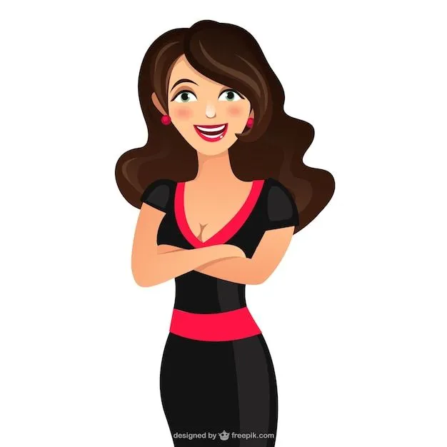 Mujer Personaje De Dibujos Animados | Fotos y Vectores gratis Mujer Personaje De Dibujos Animados | Fotos y Vectores gratis