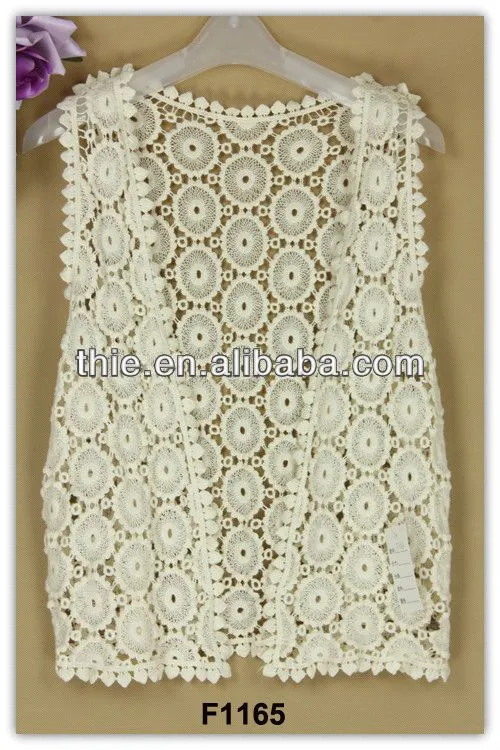 2014 mujeres Vintage cordón del verano Sexy Style cabo chaleco ... 2014 mujeres Vintage cordón del verano Sexy Style cabo chaleco ...