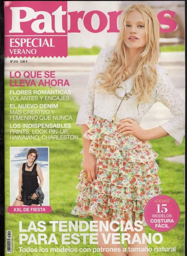Mujeres y alfileres: Revista Patrones Nº315 con moldes para descargar Mujeres y alfileres: Revista Patrones Nº315 con moldes para descargar