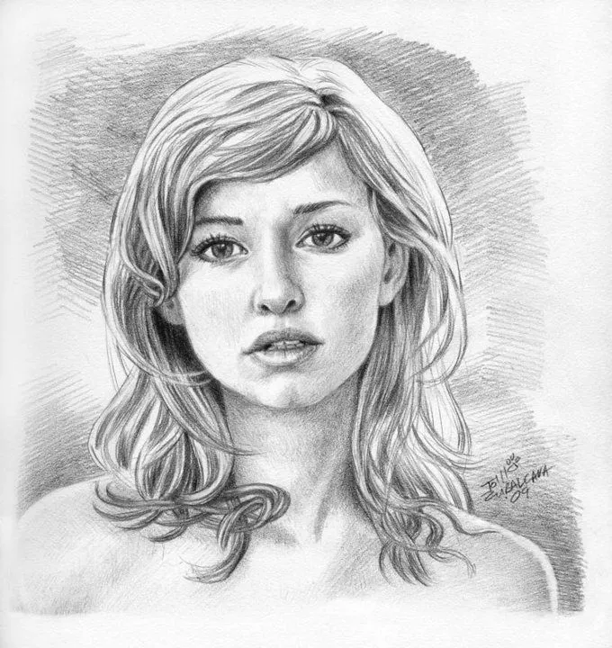 Dibujos chicas a lapiz - Imagui