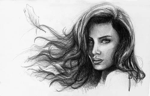 Mujeres para dibujar a lapiz facil - Imagui