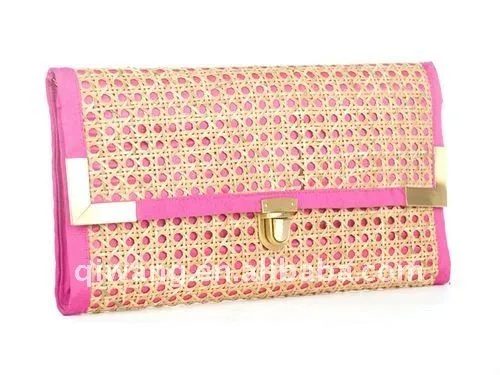Bolsas tejidas de rafia y malla - Imagui