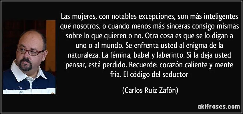 Las mujeres, con notables excepciones, son más inteligentes que ... Las mujeres, con notables excepciones, son más inteligentes que ...