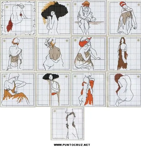 Mujeres, punto de cruz | Punto de cruz - Colección de patrones ... Mujeres, punto de cruz | Punto de cruz - Colección de patrones ...