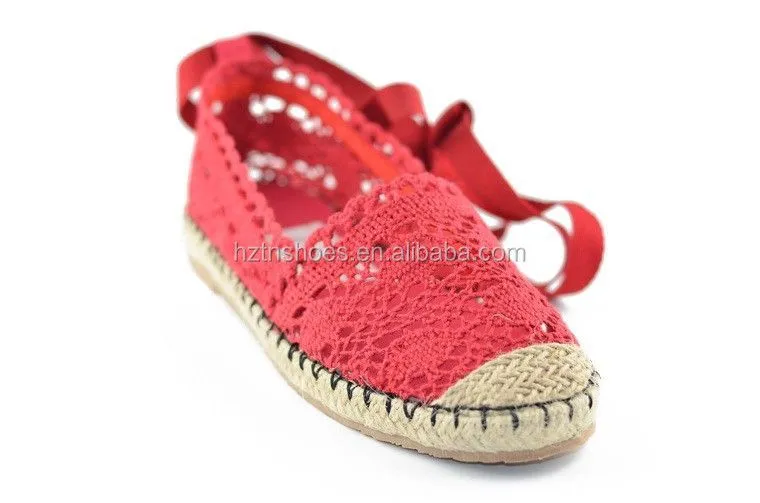 Mujeres de zapatos alpargatas verano correa ankel tejido crochet ... Mujeres de zapatos alpargatas verano correa ankel tejido crochet ...