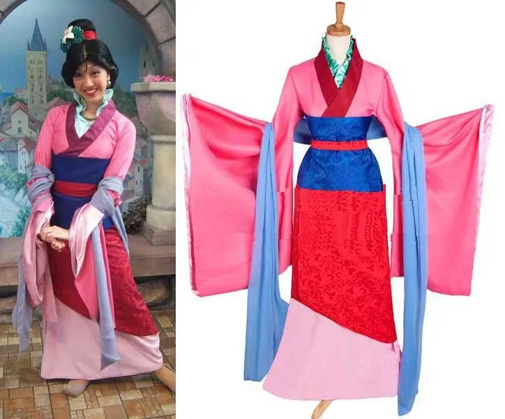 Mulan Traje De La Princesa de alta calidad - Compra lotes baratos ...