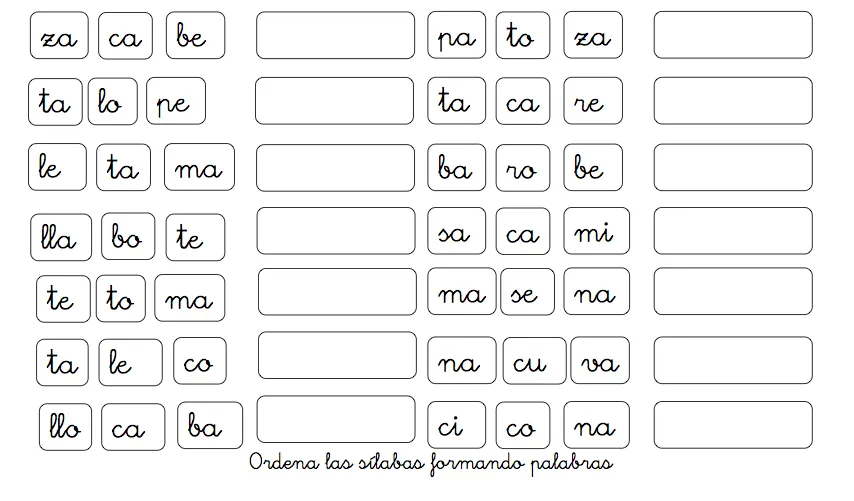 Multimedia Cel: Sílabas
