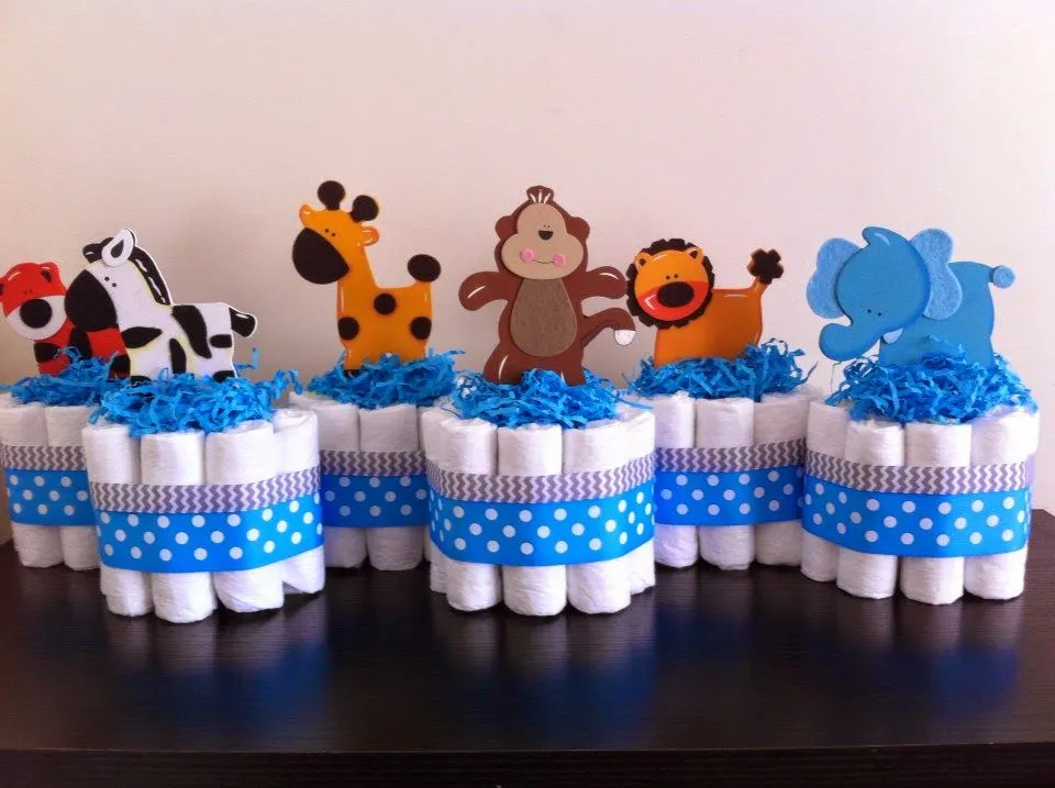 Multinotas: Centros de Mesa, Animales de la Selva