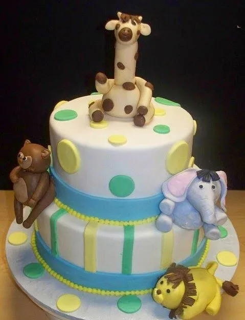 Multinotas: Pasteles de Baby Sahower, Safari Multinotas: Pasteles de Baby Sahower, Safari
