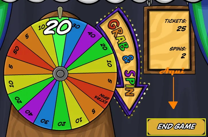 Multitouch visual: Ruleta
