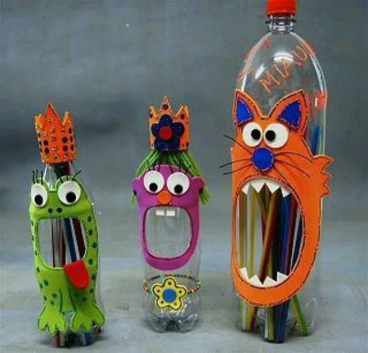 Multiusos de botellas pet y foamy | Manualidades | Pinterest Multiusos de botellas pet y foamy | Manualidades | Pinterest