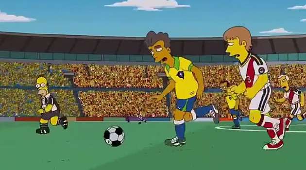 Mundial 2014: Los Simpsons vaticinan una final del Mundial... sin ... Mundial 2014: Los Simpsons vaticinan una final del Mundial... sin ...