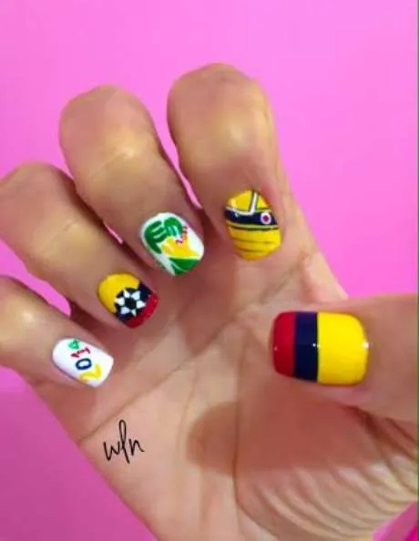 Mundial Brasil 2014: Uñas decoradas para apoyar a tu equipo Mundial Brasil 2014: Uñas decoradas para apoyar a tu equipo