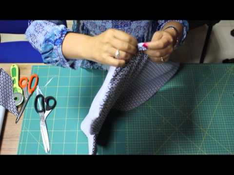 Mundipatchwork. Tutorial Bolso - Cartera de patchwork - YouTube