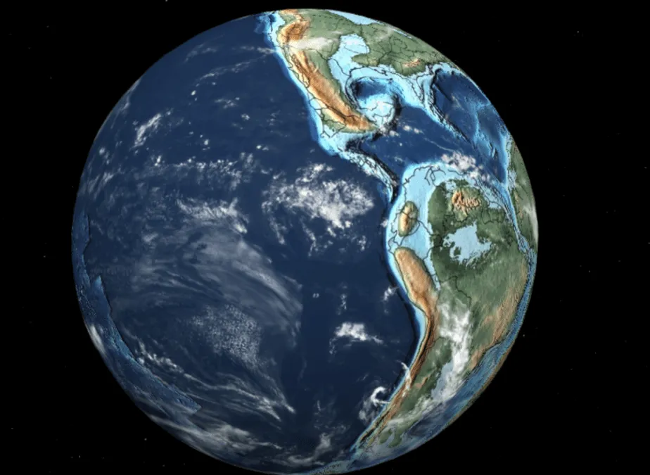 Cómo era el mundo hace 200 millones de años? Un mapa interactivo viaja hasta los orígenes de la Tierra Cómo era el mundo hace 200 millones de años? Un mapa interactivo viaja hasta los orígenes de la Tierra