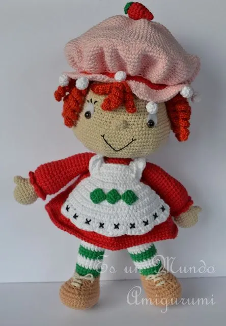 Es un Mundo Amigurumi: Frutillita... | Crochet-Amigurumi ... Es un Mundo Amigurumi: Frutillita... | Crochet-Amigurumi ...