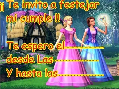 Invitaciones de Barbie para imprimir gratis - 2 fotos e imágenes gratis ...