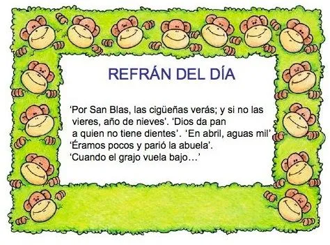 Mi mundo en el cole: febrero 2011
