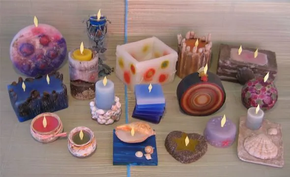 EL MUNDO EN COLORES: EL COLOR DE LAS VELAS