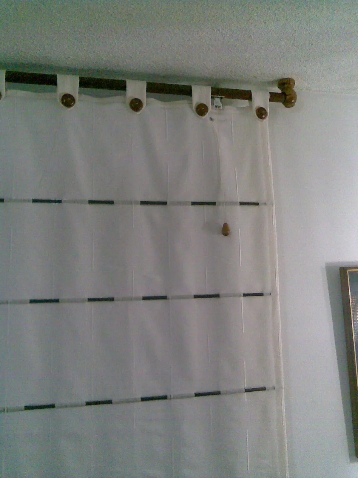 Mundo de Cortinas y Cojines: CORTINA ROMANA CON BOTONES Mundo de Cortinas y Cojines: CORTINA ROMANA CON BOTONES