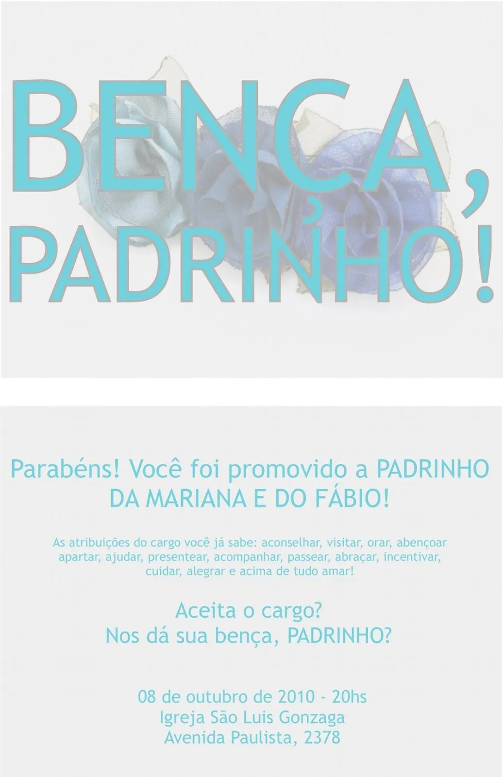 Mundo das Marias: Que honra!