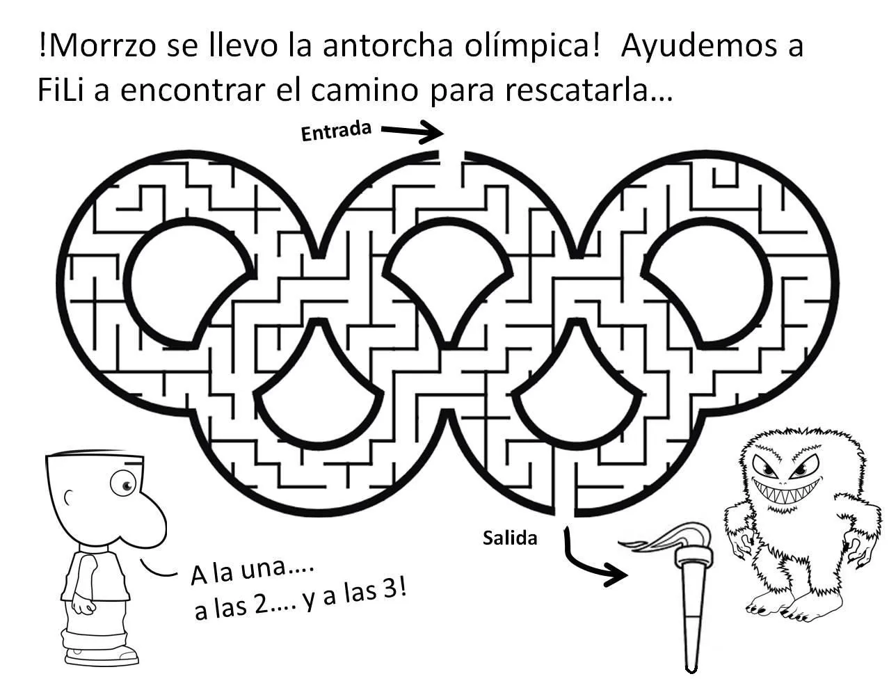 Mundo FiLi: FiLi olímpico con dibujos para colorear y pasatiempos Mundo FiLi: FiLi olímpico con dibujos para colorear y pasatiempos