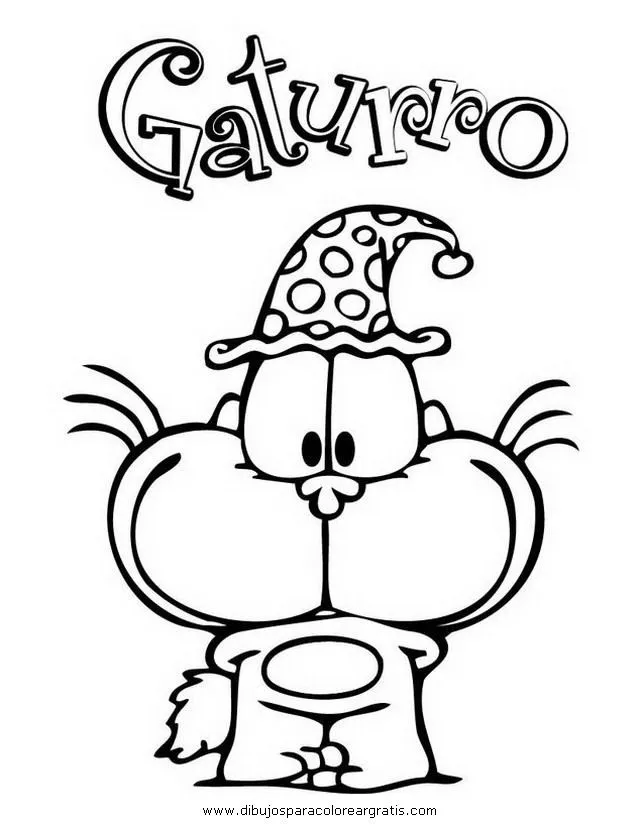 mundo gaturro para pintar Colouring Pages