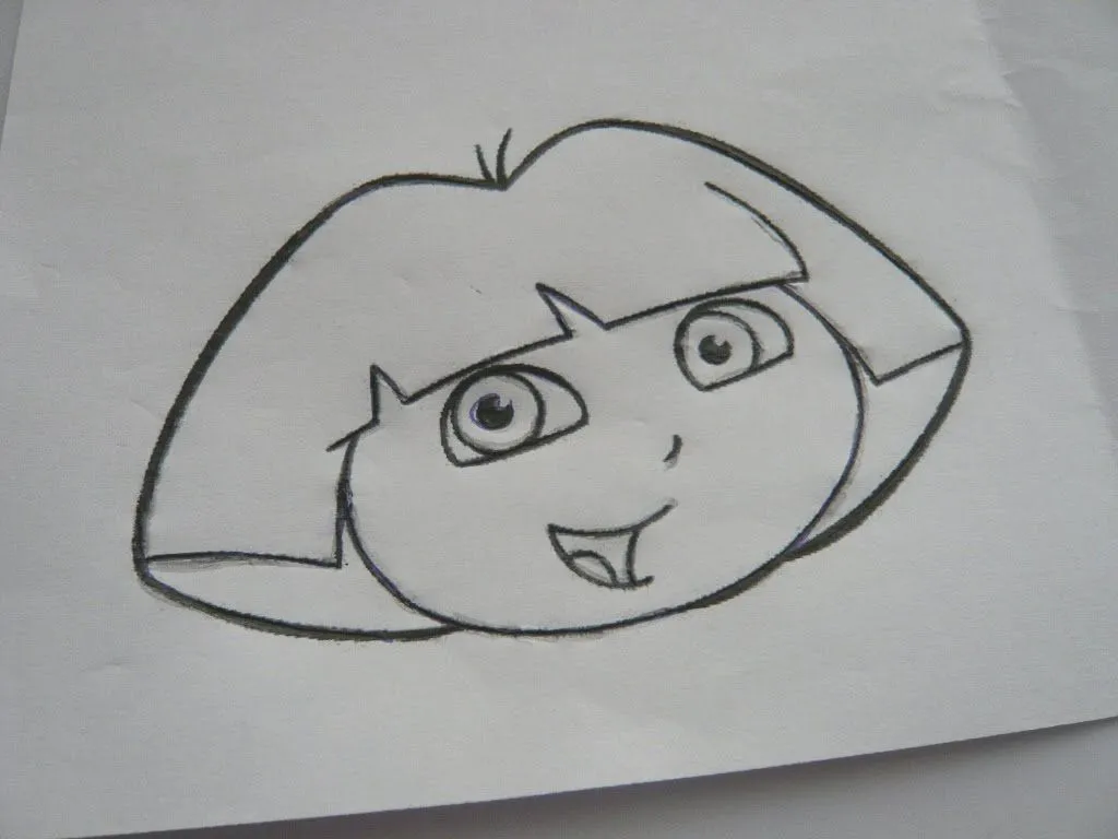 Moldes de cara de Dora la exploradora - Imagui