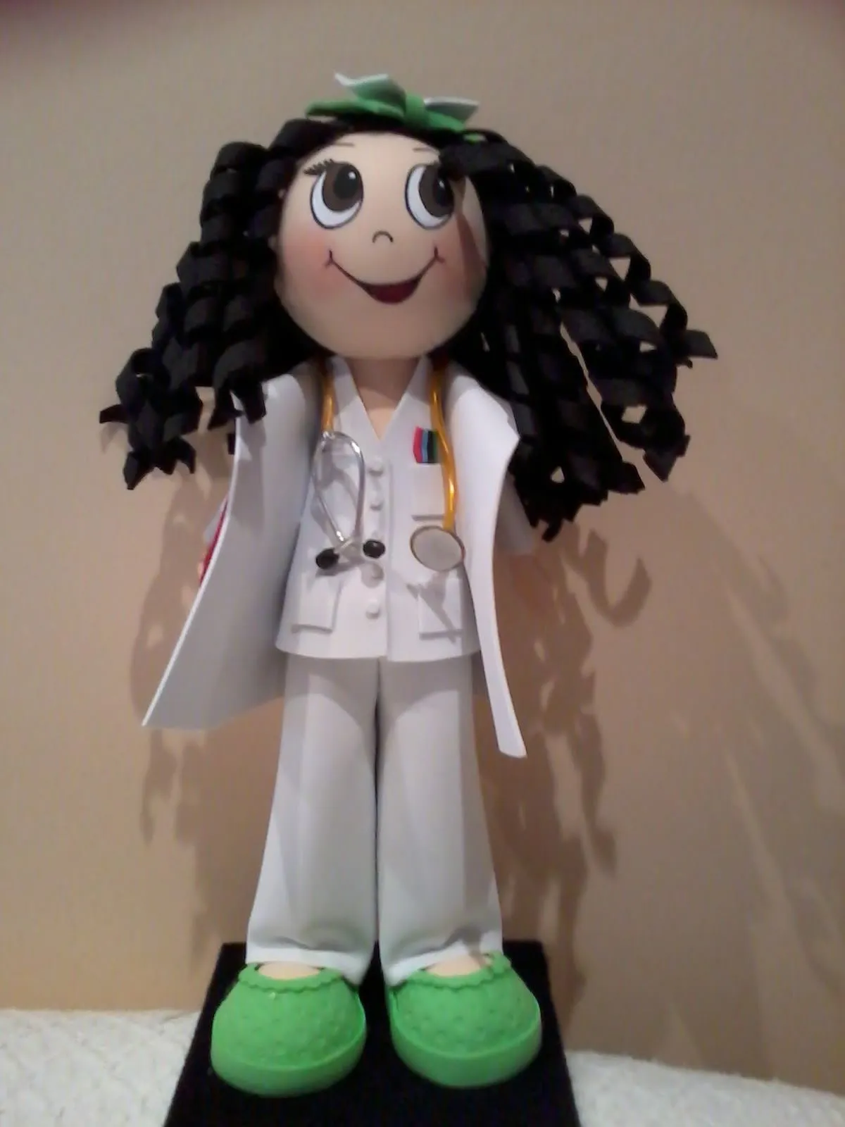 El Mundo Mágico de Gloria": Muñeca Personalizada: Fofucha Enfermera El Mundo Mágico de Gloria": Muñeca Personalizada: Fofucha Enfermera