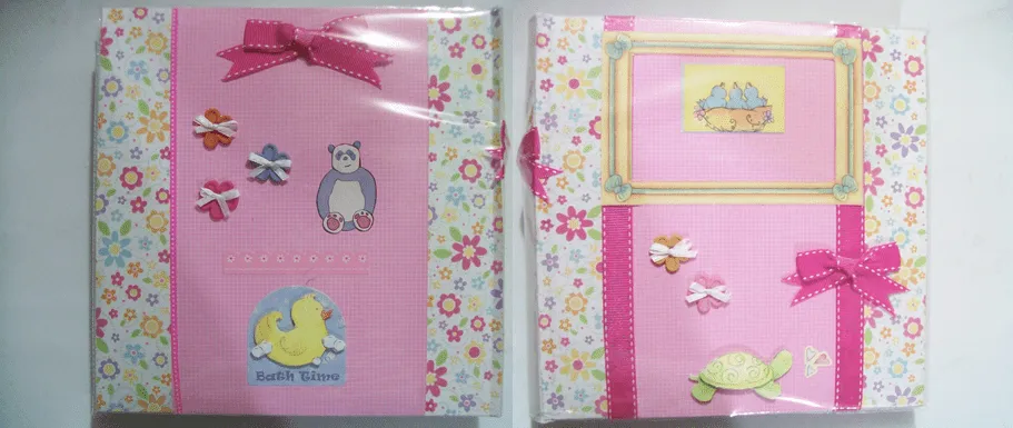 Como decorar un album para niña - Imagui