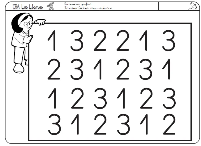 El mundo de las matemáticas para los más pequeños: Repaso del 1, 2 y 3