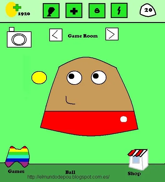 El mundo de Pou: Dibujo de Pou