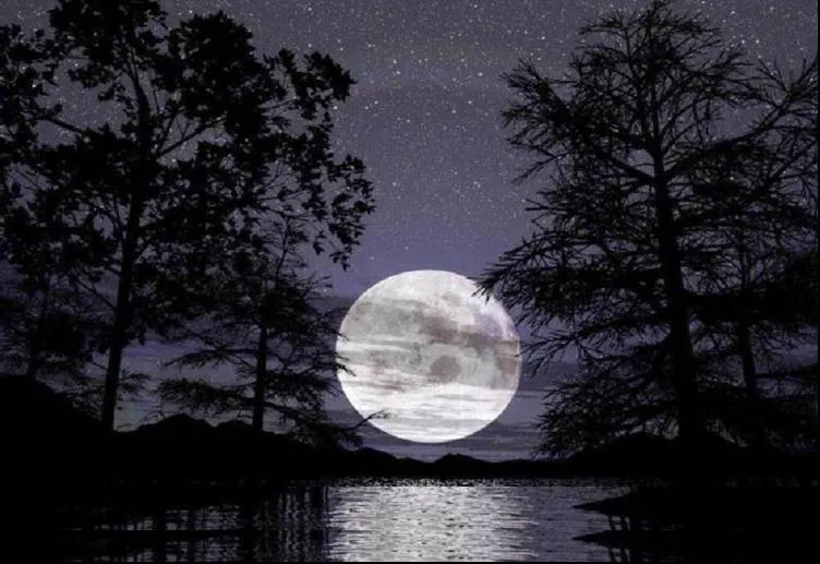 Imágenes de paisajes de noche con luna - Imagui
