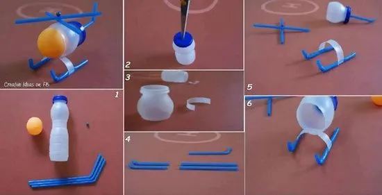 EL MUNDO DEL RECICLAJE: DIY helicóptero con una botella de plástico EL MUNDO DEL RECICLAJE: DIY helicóptero con una botella de plástico