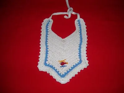 MUNDO DEL TEJIDO CROCHET Y ALGO MAS: BABEROS CROCHET MUNDO DEL TEJIDO CROCHET Y ALGO MAS: BABEROS CROCHET