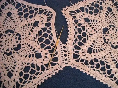 MUNDO DEL TEJIDO CROCHET Y ALGO MAS: COMENZANDO UN MANTEL