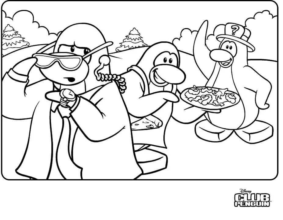 El Mundo De Vane♥✿: IMAGENES PARA COLOREAR DE CLUB PENGUIN