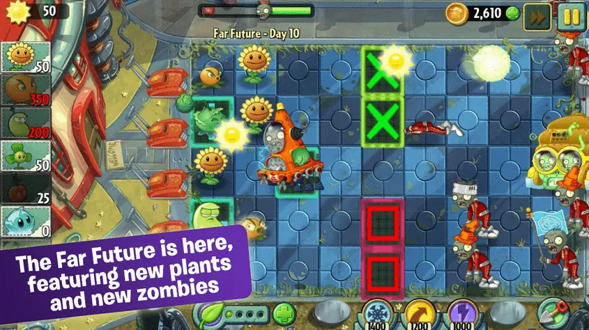 Nuevos mundos futuristas para Plants vs. Zombies 2 | Nuevos mundos futuristas para Plants vs. Zombies 2 |