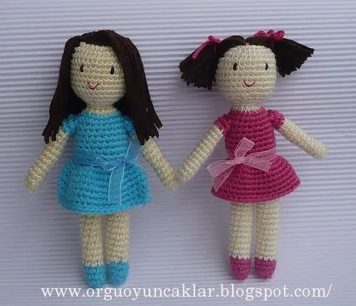 Como hacer una Muñeca Amigurimi Paso a Paso - Patrones Crochet Como hacer una Muñeca Amigurimi Paso a Paso - Patrones Crochet