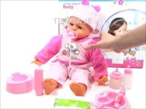 Muñeca bebe con sonidos y accesorios JUGUETE PARA NIÑAS SUAVES Y ... Muñeca bebe con sonidos y accesorios JUGUETE PARA NIÑAS SUAVES Y ...