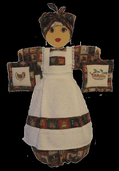 muneca para guardar bolsas | Aprender manualidades es facilisimo.