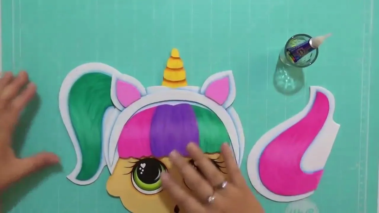 Muñeca Lol Unicornio en Foamy, Goma Eva, Microporoso - YouTube Muñeca Lol Unicornio en Foamy, Goma Eva, Microporoso - YouTube