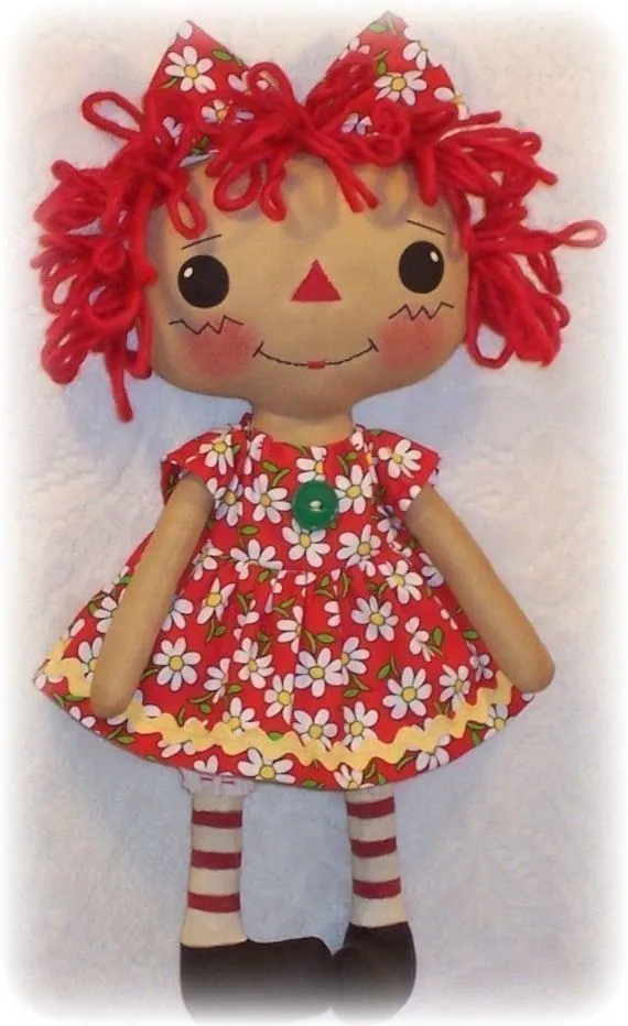 Muñeca muñeca de trapo Rag Doll patrón patrón PDF por OhSewDollin Muñeca muñeca de trapo Rag Doll patrón patrón PDF por OhSewDollin
