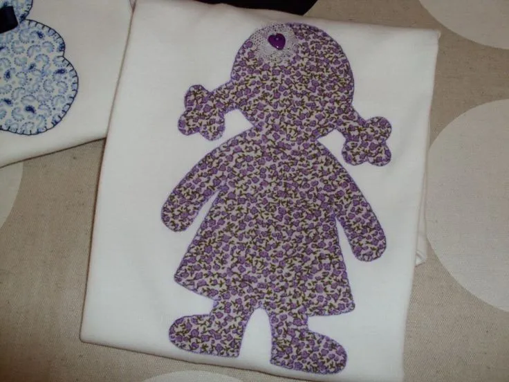 Muñeca 3 | Patchwork aplics | Pinterest