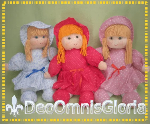 MUÑECA PEPONA Chica DE TELA para regalar en Capital Federal - 322431 MUÑECA PEPONA Chica DE TELA para regalar en Capital Federal - 322431