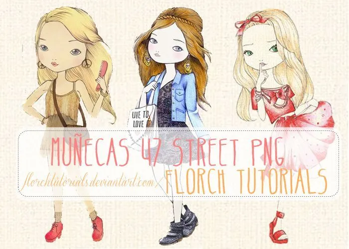 Muñecas 47 Street Png by FlorchTutorials on DeviantArt | MUÑECAS ...