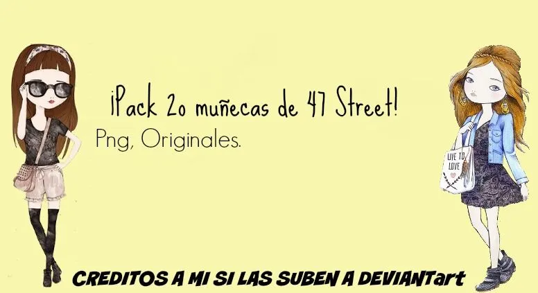 Munecas 47Street - Png by FloryTutos on DeviantArt