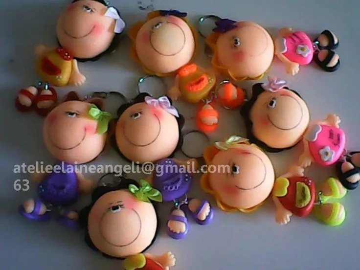 Muñecas cabezonas. | Llaveros .- | Pinterest | Pasta Muñecas cabezonas. | Llaveros .- | Pinterest | Pasta