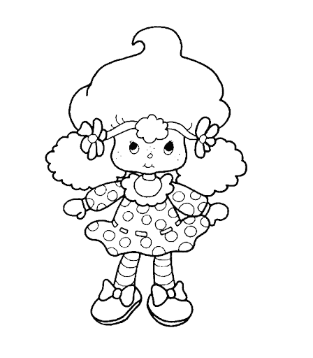 Muñeca paracolorear - Imagui