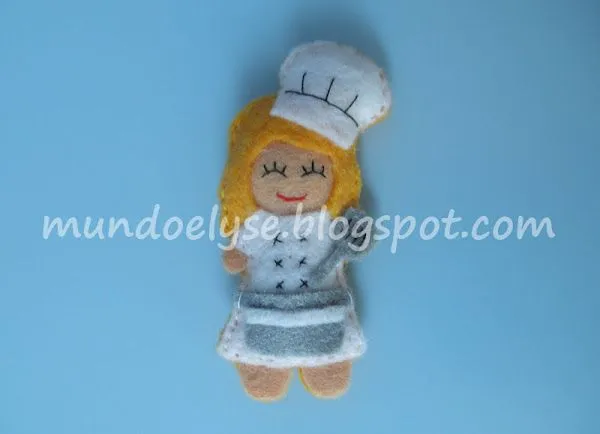 fieltro profesiones | Aprender manualidades es facilisimo.